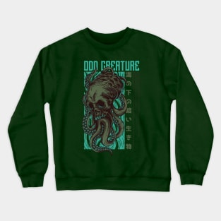 octopus creture t-shirt design Crewneck Sweatshirt